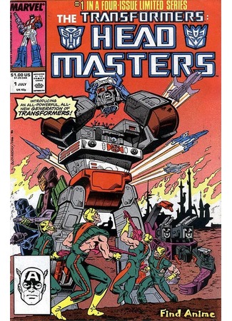аниме Трансформеры: Хедмастеры (Transformers: The Headmasters: Toransufoma Za☆Heddomasuta) 27.05.12