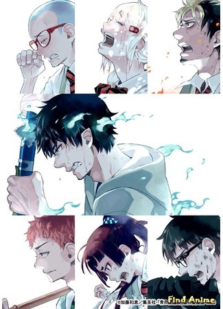 аниме Синий экзорцист: Нечестивый король Киото (Blue Exorcist: Kyoto Impure King Arc: Ao no Exorcist: Kyoto Fujouou-hen) 04.10.16