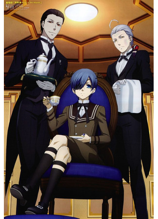 аниме Темный дворецкий: Книга Атлантики (Black Butler: Book of the Atlantic: Kuroshitsuji Movie: Book of the Atlantic) 24.05.22