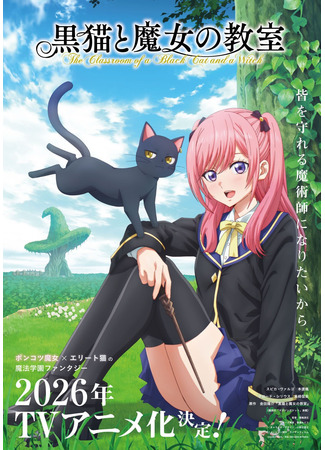 аниме Чёрный кот и класс колдовства (The Classroom of a Black Cat and a Witch: Kuroneko to Majo no Kyoushitsu) 16.02.26